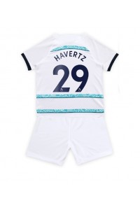 Fotbalové Dres Chelsea Kai Havertz #29 Dětské Venkovní Oblečení 2022-23 Krátký Rukáv (+ trenýrky)